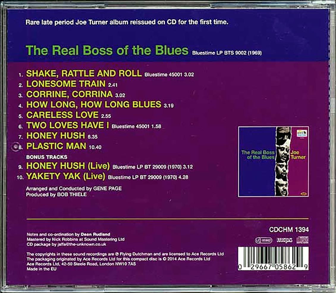 Joe Turner - The Real Boss Of The Blues [New CD]