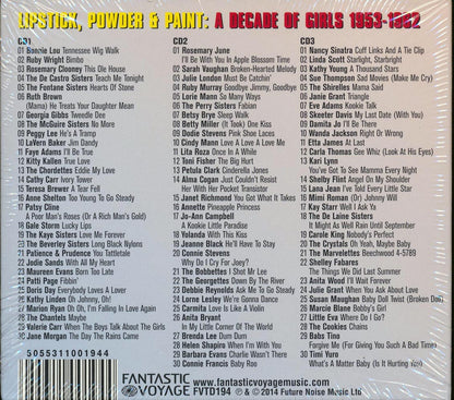 Various - Lipstick, Powder & Paint: A Decade Of Girls 1953-1962 (90 tracks) (3xCD) [New CD]