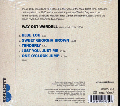 Wardell Gray - Way Out Wardell [New CD]