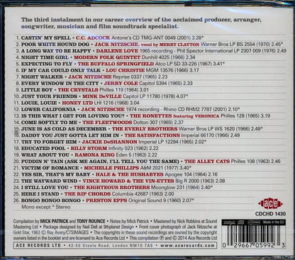 Jack Nitzsche, Jerry Cole, The Buffalo Springfield, Etc. - Night Walker: The Jack Nitzsche Story Volume 3 (26 tracks) [New CD]