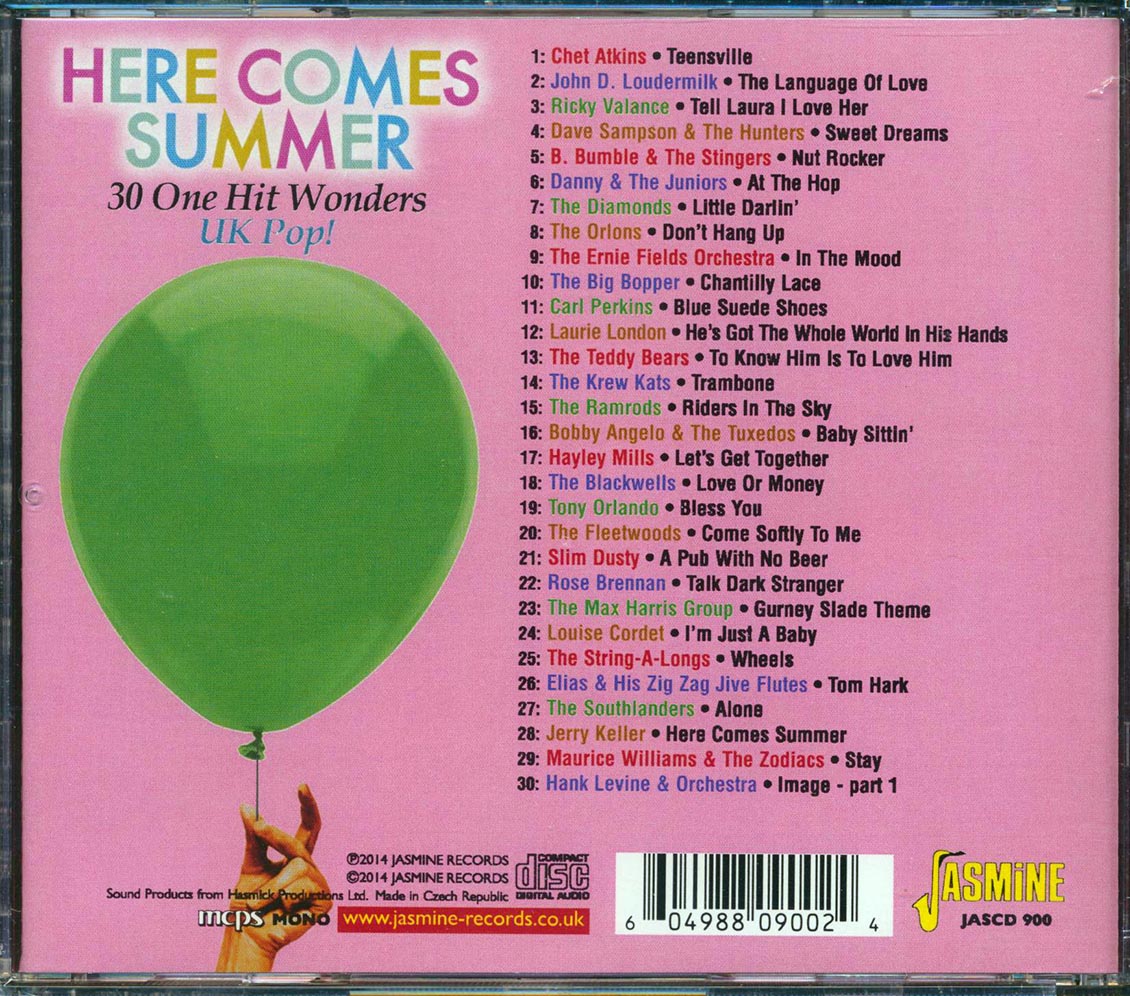 Various - Here Comes Summer: UK Pop! 30 One Hit Wonders (30 tracks) [New CD]