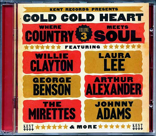 Various - Cold Cold Heart: Where Country Meets Soul Volume 3 (24 tracks) [New CD]