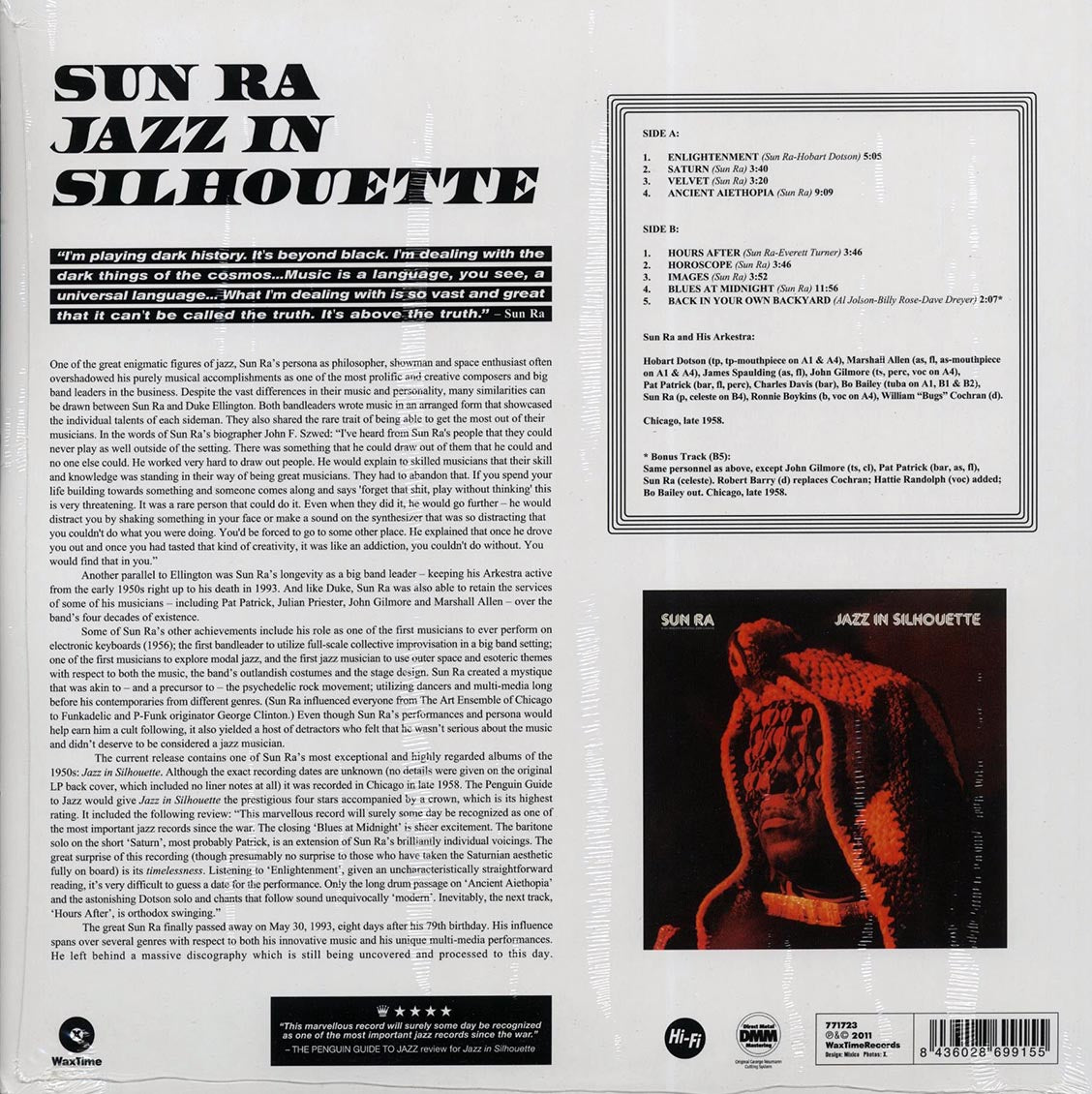 Sun Ra And His Arkestra - Jazz In Silhouette (180g) [New Vinyl Record LP]
