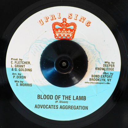 Pablove Black - Cuts And Bruises  /  Advocates Aggregation - Blood Of The Lamb [New Vinyl 7"]