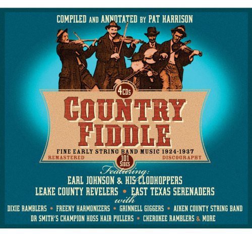 Country Fiddle-Early String Band Music 1 - Country Fiddle-Early String Band Music 1924-1937 Music CD