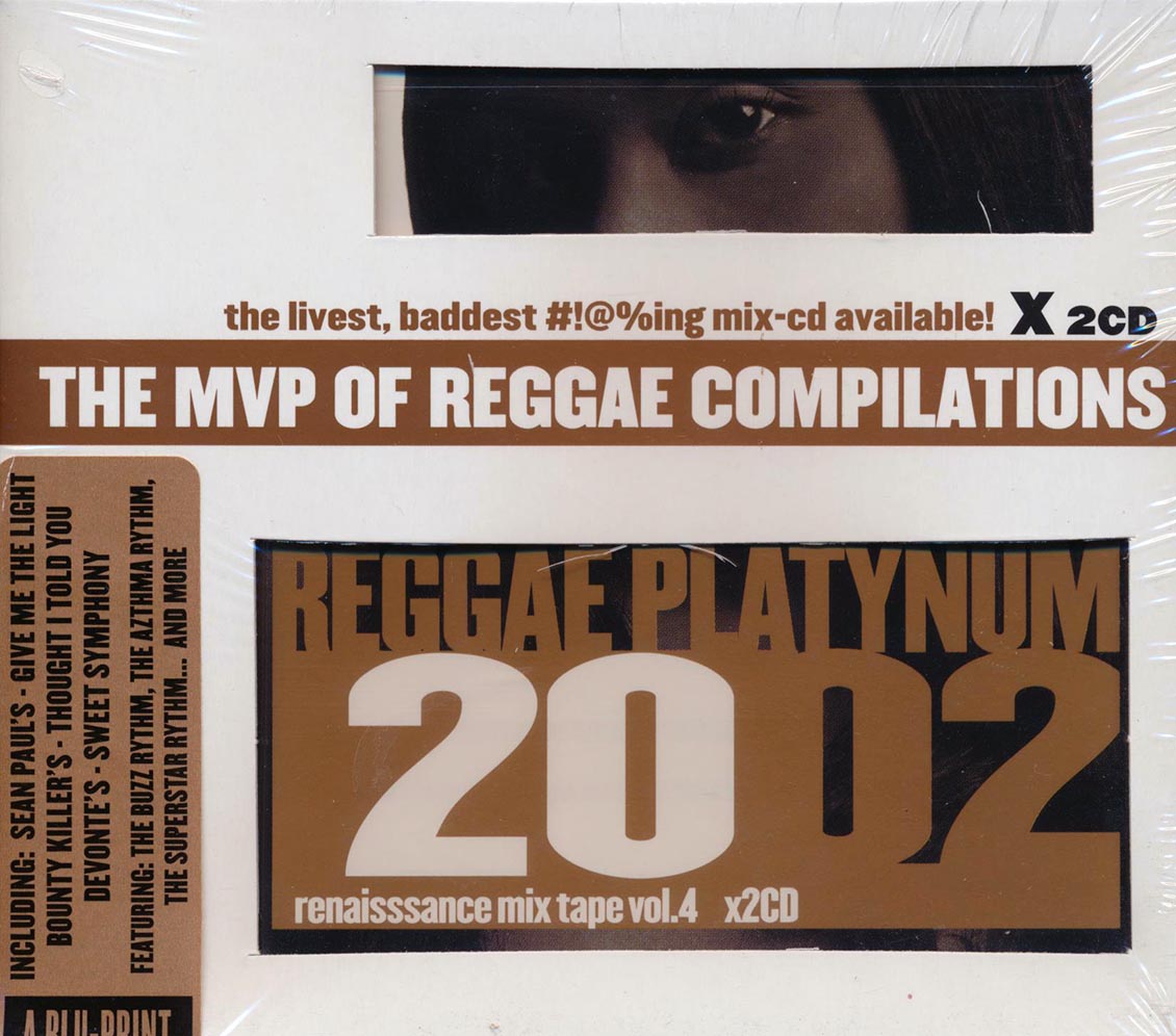 Buju Banton, Bounty Killer, Dr. Dre, Sean Paul, Etc. - Reggae Platynum 2002 + Renaissance Mix Volume 4 (32 tracks) (2xCD) [New CD]