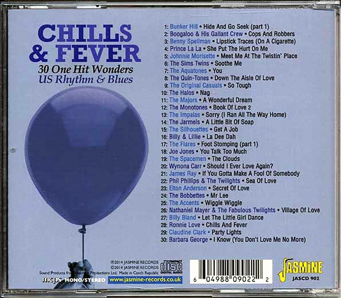 Various - Chills & Fever, 30 One Hit Wonders: US Rhythm & Blues (30 tracks) [New CD]