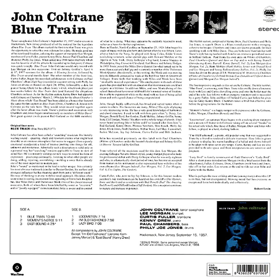 John Coltrane - Blue Train (+bonus track) (ltd. ed.) (180g) [New Vinyl Record LP]