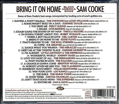 Various - Bring It On Home: Black America Sings Sam Cooke (24 tracks) [New CD]