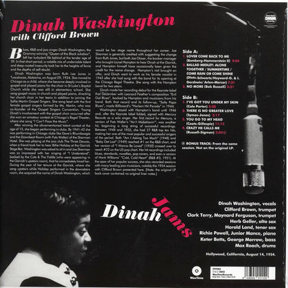 Dinah Washington - Dinah Jams (ltd. ed.) (180g) (remastered) [New Vinyl LP]