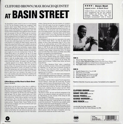 Clifford Brown & Max Roach Quintet - Clifford Brown & Max Roach At Basin Street (+2 bonus tracks) (ltd. ed.) (180g) [New Vinyl Record LP]