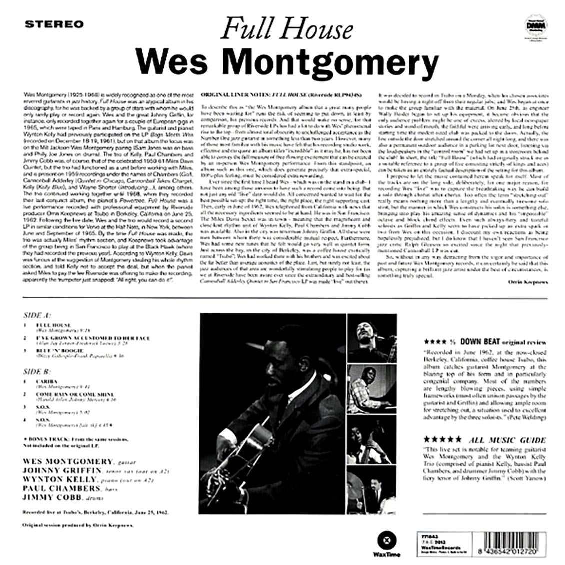 Wes Montgomery - Full House (ltd. ed.) (180g) [New Vinyl Record LP]