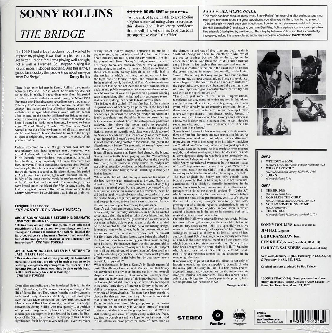 Sonny Rollins - The Bridge (180g) [New Vinyl Record LP]