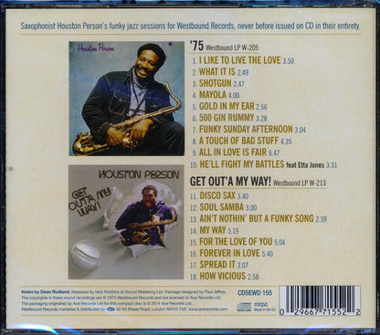 Houston Person - Houston Person '75 + Get Out' A My Way! [New CD]