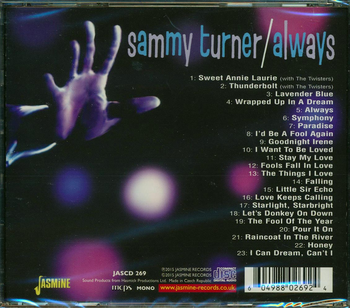 Sammy Turner - Always (23 tracks) [New CD]