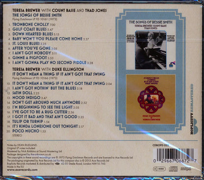 Teresa Brewer - The Songs Of Bessie Smith + It Don't Mean A Thing If It Ain't Got That Swing (20 tracks) [New CD]