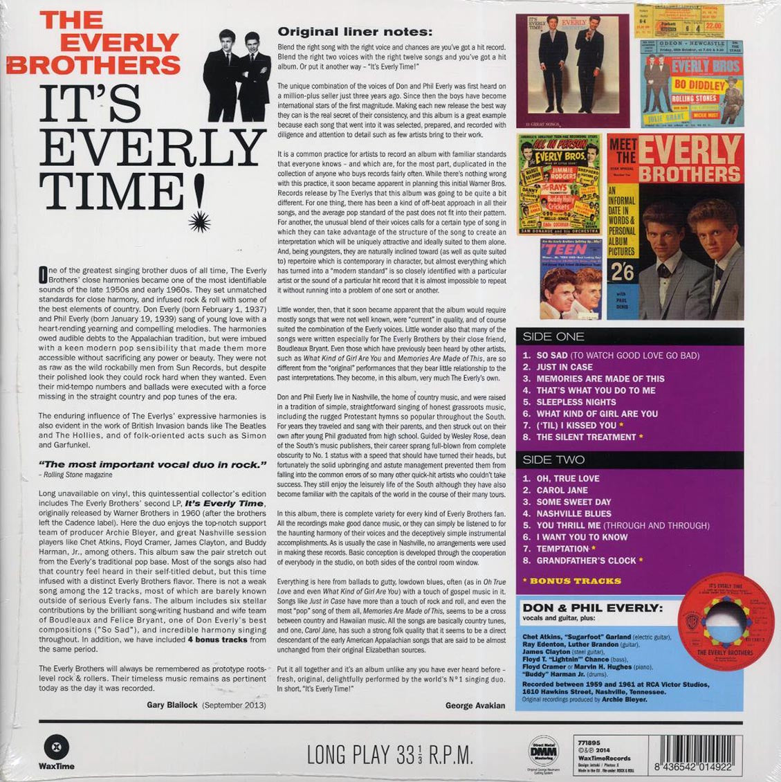 The Everly Brothers - It's Everly Time! (ltd. ed.) (180g) [New Vinyl LP]