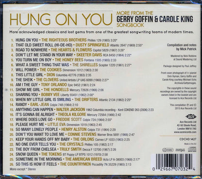 Righteous Brothers, The Drifters, Dusty Springfield, Etc. - Hung On You: More From Gerry Goffin & Carole King Songbook (26 tracks) [New CD]