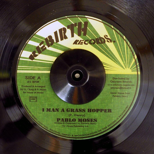 Pablo Moses - I Man A Grass Hopper  /  Version [New Vinyl Record 7" Single]