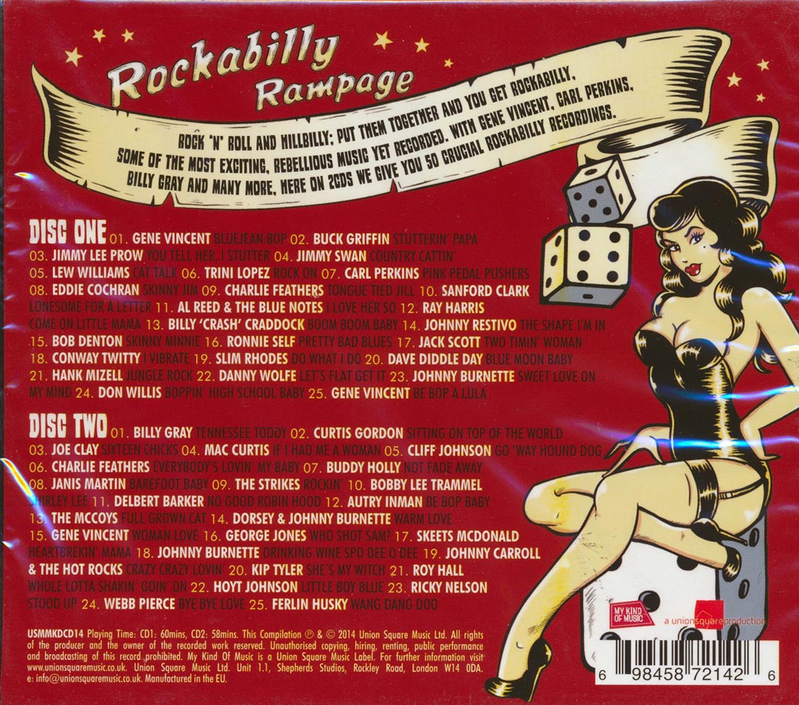 Various - Rockabilly Rampage: 50 Crucial Rockabilly Recordings (2xCD) [New CD]