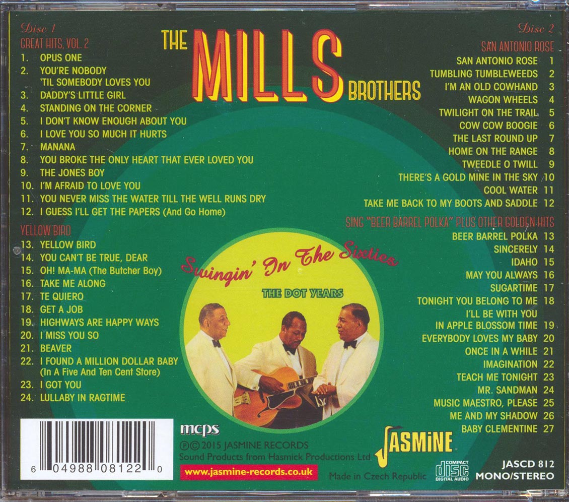 The Mills Brothers - Swingin' In The Sixties (51 tracks) (2xCD) [New CD]
