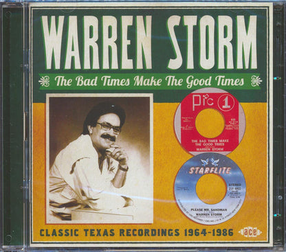 Warren Storm - The Bad Times Make The Good Times: Classic Texas Recordings 1964-1986 (44 tracks) (2xCD) [New CD]