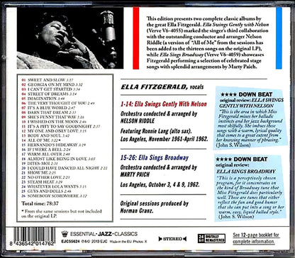 Ella Fitzgerald - Swings Gently With Nelson + Sings Broadway [New CD]