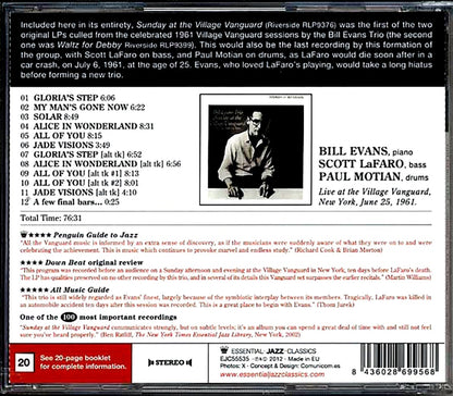 Bill Evans Trio - Sunday At The Village Vanguard [New CD]