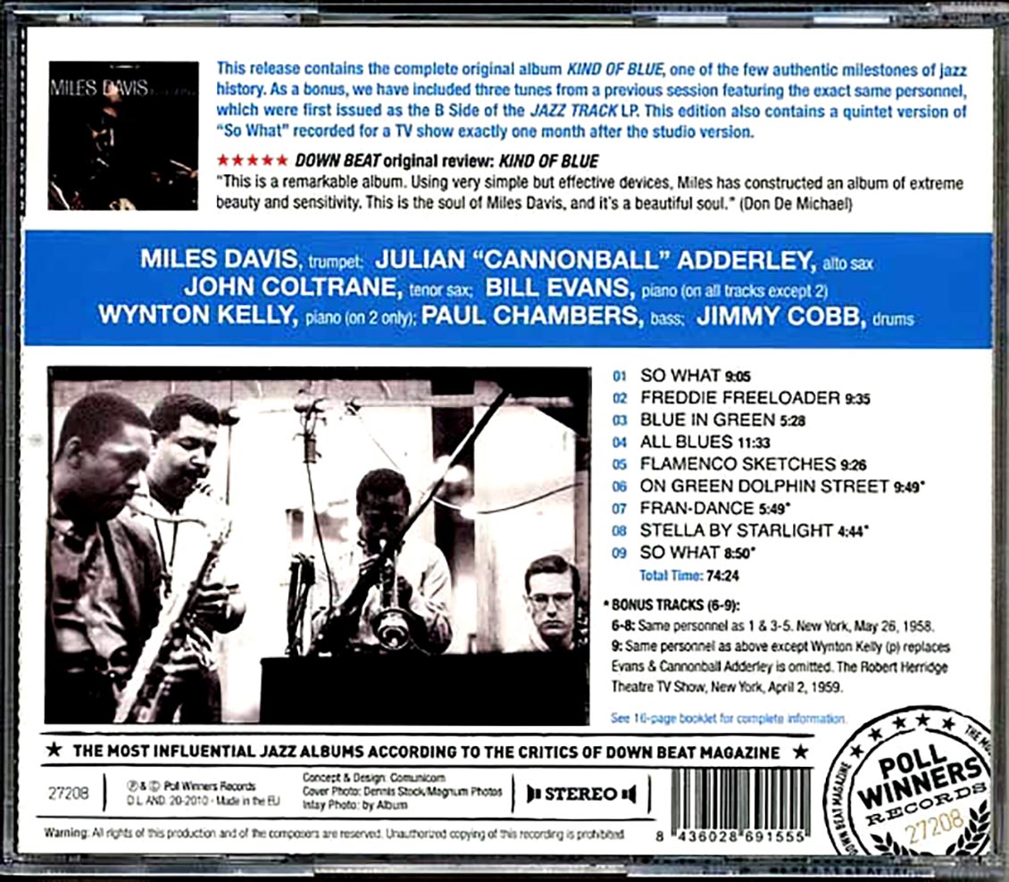 Miles Davis - Kind Of Blue [New CD]