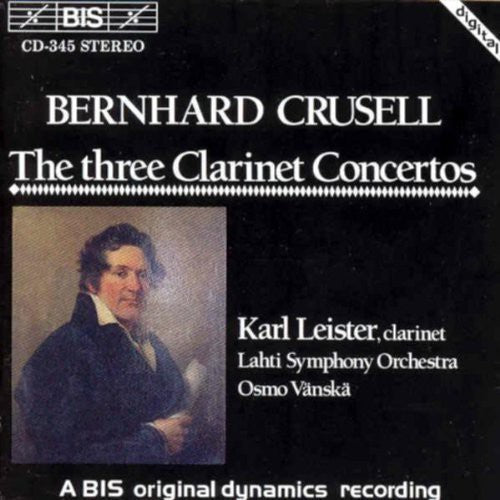 Karl Leister - 3 Clarinet Concertos Music CD