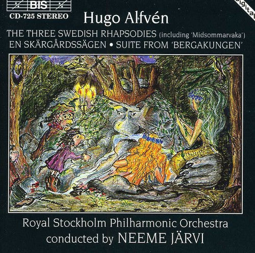 Neeme JÃ¤rvi - 3 Swedish Rhapsodies Music CD