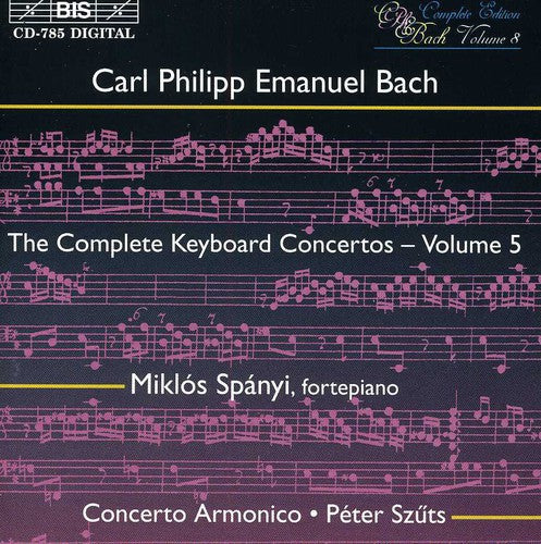 Miklos Spanyi - Complete Keyboard Concerti V Music CD