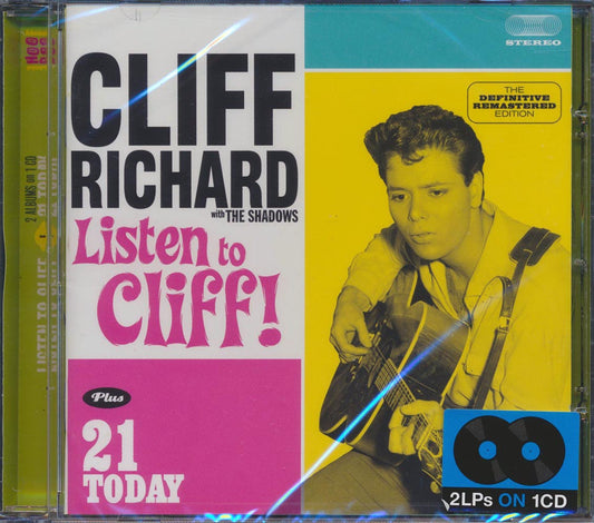 Cliff Richard - Listen To Cliff! + 21 Today (2 albums on 1 CD) (31 tracks) (incl. 16-page booklet) (24-bit mastering) (remastered) [New] [New CD]