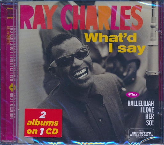 Ray Charles - What'd I Say + Hallelujah I Love Her So! [New CD]