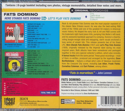 Fats Domino - Here Stands Fats Domino + Let's Play Fats Domino [New CD]