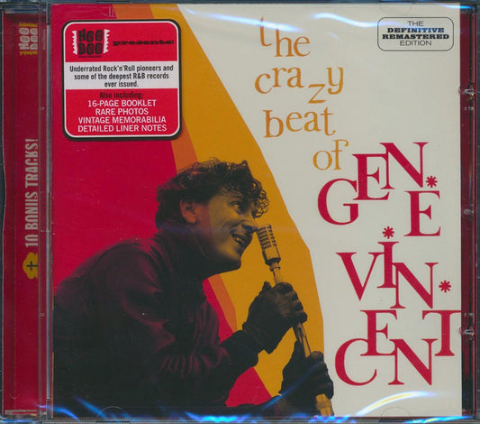 Gene Vincent - The Crazy Beat Of Gene Vincent (22 tracks) (+10 bonus tracks) (incl. 16-page booklet) (remastered) (24-bit mastering) [New CD]