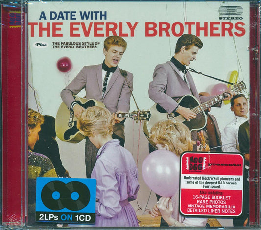 The Everly Brothers - A Date With The Everly Brothers + The Fabulous Style (2 albums on 1 CD) (30 tracks) (+6 bonus tracks) (incl. 16-page booklet) (24-bit mastering) (remaste [New CD]