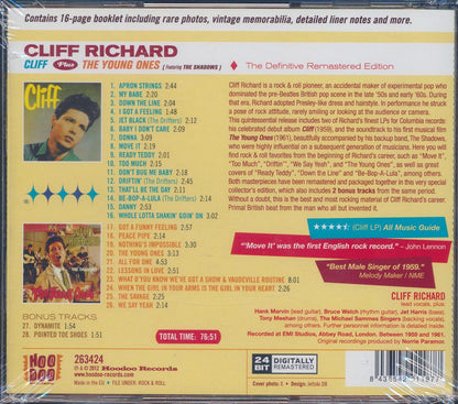 Cliff Richard - Cliff + The Young Ones [New CD]
