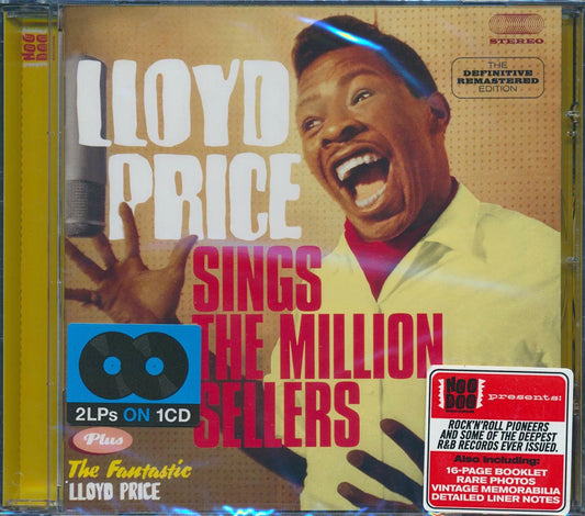 Lloyd Price - Sings The Millon Sellers + The Fantastic Lloyd Price (2 albums on 1 CD) (31 tracks) (incl. 16-page booklet) (remastered) (24-bit mastering) [New CD]