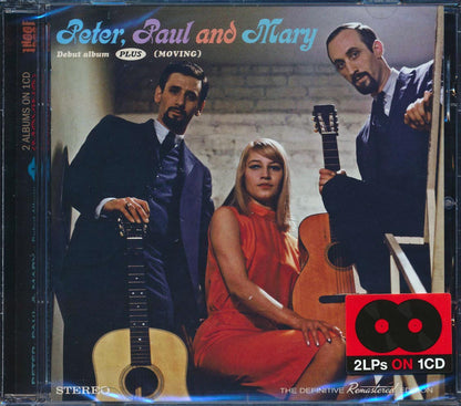 Peter, Paul & Mary - Peter, Paul & Mary + Moving [New CD]