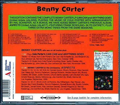 Benny Carter - Can Can & Anythind Goes + Aspects [New CD]