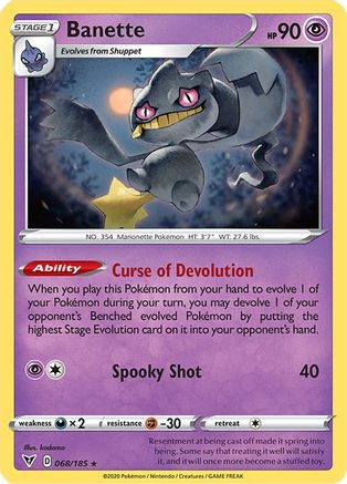 Banette 068/185 - SWSH04 Vivid Voltage