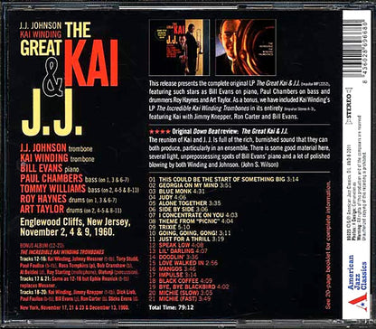 JJ Johnson, Kai Winding - The Great Kai & JJ [New CD]