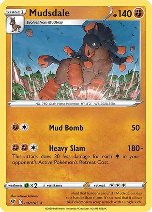 Mudsdale 097/185 - SWSH04 Vivid Voltage