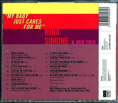 Nina Simone & Her Trio - My Baby Just Cares For Me [New CD]