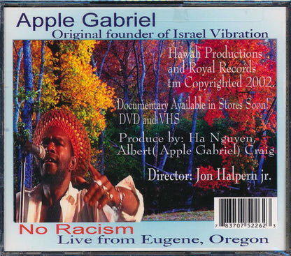 Apple Gabriel - No Racism: Live (Apple from Israel Vibration) [New CD]