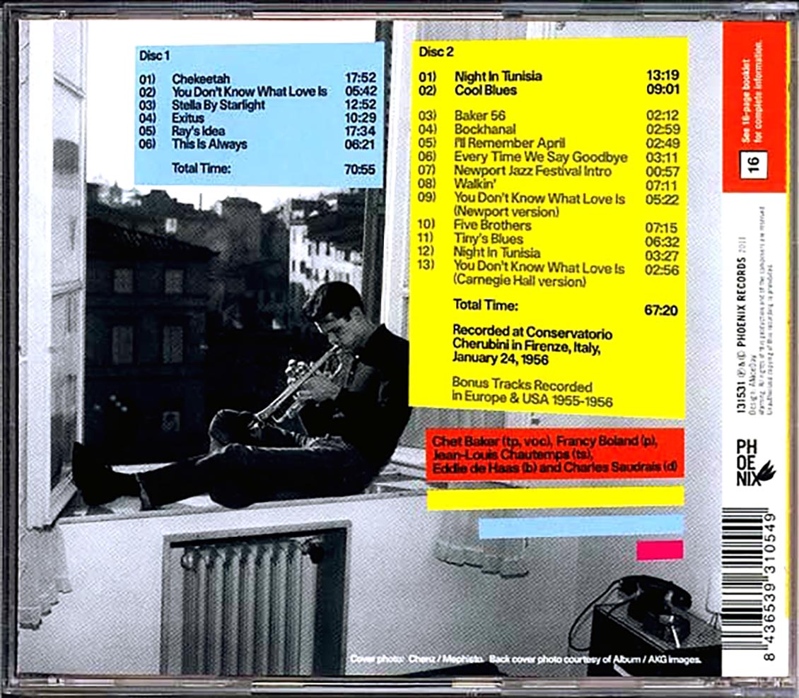 Chet Baker Quintet - Conservatorio Cherubini: Complete Concert (2xCD) [New CD]