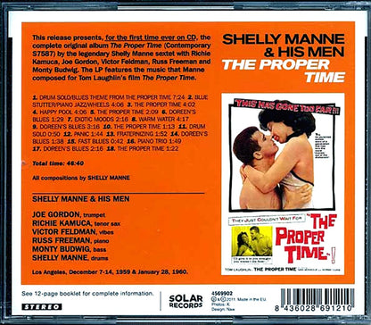 Shelly Manne & His Men - The Proper Time: Original Score By Shelly Manne For The Motion Picture [New CD]
