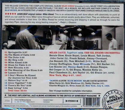 Miles Davis + 19, Gil Evans - Miles Ahead + Blue Moods [New CD]