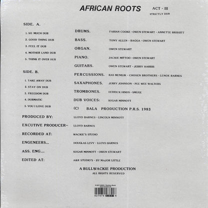 Wackie's - African Roots Act 3 [New Vinyl LP]